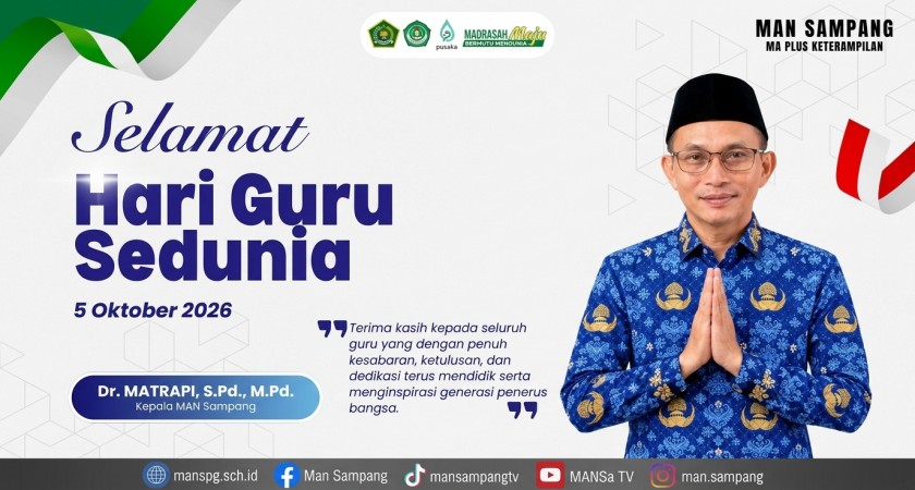 Selamat Hari Guru Sedunia 5 Oktober 2026