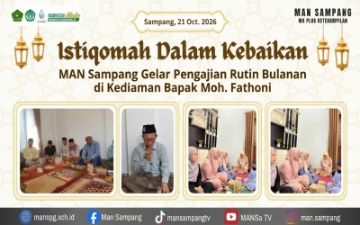 Istiqamah dalam Kebaikan, MAN Sampang Gelar Pengajian Rutin Bulanan